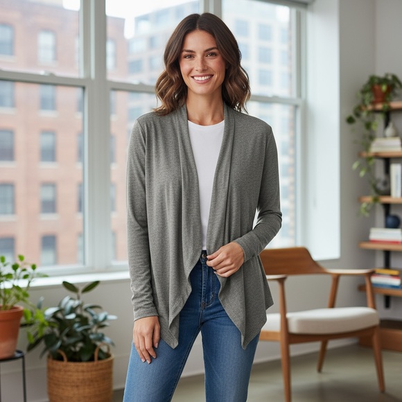 ❤️ Lou & Grey Waterfall Wrap Cardigan - Picture 8 of 8